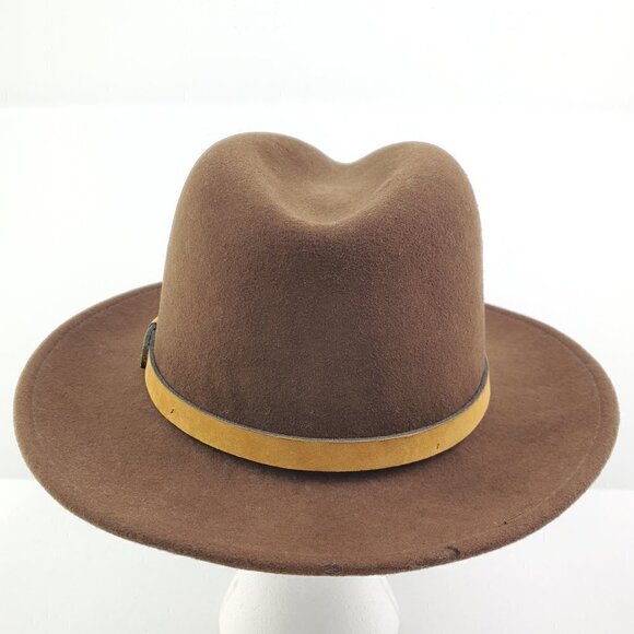 Dorfman Pacific Wool Felt Hat Indiana Jones Style Vintage Made in USA Medium - Picture 6 of 13